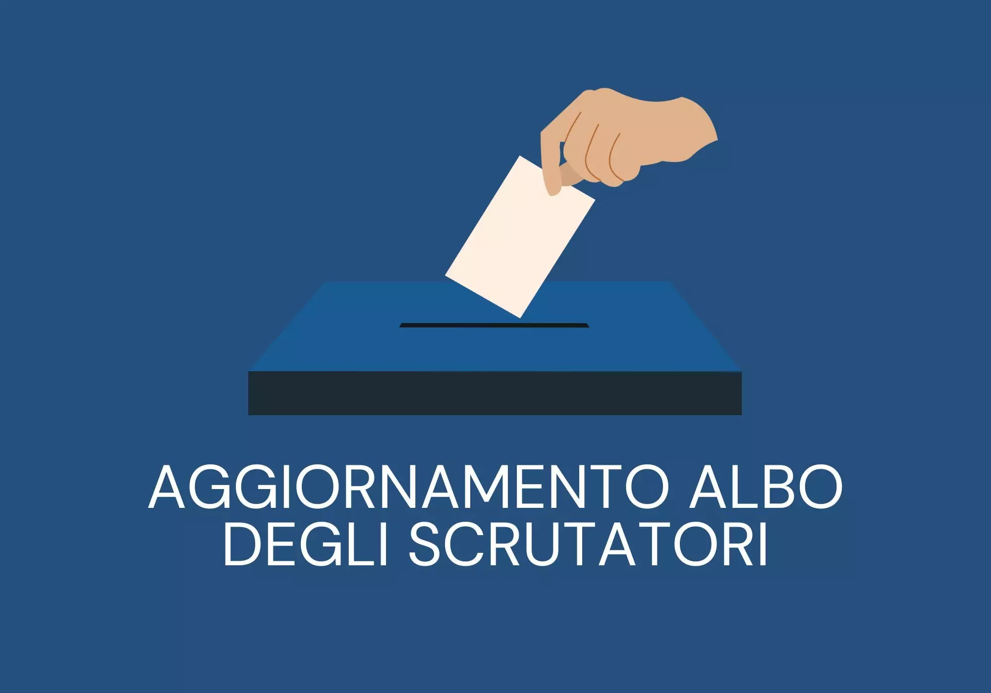Aggiornamento Albo Scrutatori del Comune di Marentino
